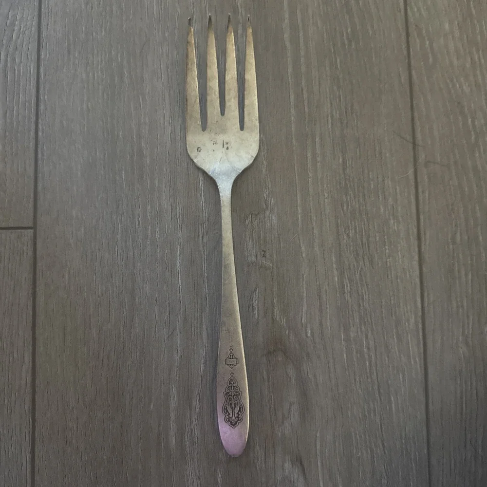 Bird of‎ Paradise by Community Plate Silverplate Cold Meat Fork 8 1/4